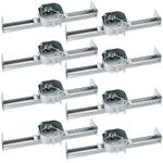 Therwen 8 Pcs Adjustable Fan Electrical Box Brace for Ceiling Fans and Light Fixtures Ceiling Fan Mounting Bracket, 14.2 Inches in Length