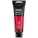 Liquitex BASICS Acrylic Paint 118 ml tube, Primary Red