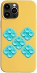 OCTOBUDDY Mini Silicone Suction Phone Case Adhesive Mounts - Hands-Free, Strong Grip Holder for Selfies and Videos - Durable, Easy to Use - iPhone and Android Compatible - 6 x 1" x 1", Turquoise