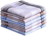 LACS Men's Cotton Handkerchiefs 6 Pack