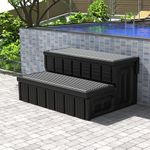 Hot Tub Steps, Outdoor Spa Steps wi