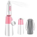 Eko Jetwave Portable Electric Travel Bidet 270ml Water Storage Bottle, Waterproof IPX7– Rechargeable Handheld Personal Hygiene Sprayer for Men, Women, Baby, and Postpartum Care, Silicone Cap Anti Slip, PINK