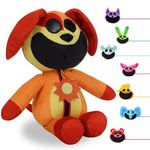 KOSTIZ The Smiling Critters Plush Toy New Catnap plush form Hugge playtime chapter 3 Cartoon Series, Gorilla Plush, Rainbow Friends plush New Smiling Critters Plushies Toys (B)