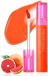 16BRAND Chosungah Fruit-Chu Collagen Korean Lip Tint Korean MakeUp 0.14 oz | Lip Stain Long Lasting Lip Collagen Plumper Water Tint | Moisturizing Lip Tint Stain K Beauty Lip Gloss (Grapefruit Jelly)