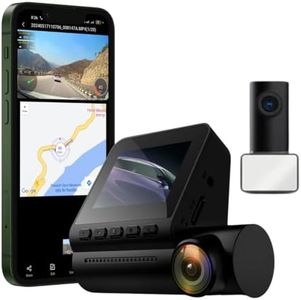 Woodman 4K Dash Cam - Front & Rear Car Dash Camera with GPS | G-Sensor | Loop Recording | Parking Monitoring | Supercapacitor | Free Hardwire Kit