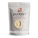 Purition Macadamia & Vanilla - Natural, Gluten Free, High Protein, Low Sugar, Keto, Vegetarian, Meal Replacement Shake for Healthy Weight Management, 500g, 12 Servings