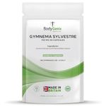 Bodygenix Gymnema sylvestre Capsules - 750mg Healthy Metabolism Blood Sugar Weight Management Support Herbal Supplement - 30 Capsules 1 Month Supply