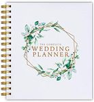 The Complete Wedding Planner Green Floral - UK Bridal Planning Book Journal & Organising Diary, Engagement Gift, Countdown Calendar