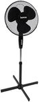 BENROSS 43830 16 inch 3-Speed Stand Fan Oscillating and Tilting Head, 50W, Black, 50 W