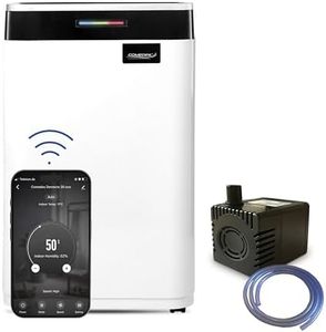 Comedes Demecto 30 eco WiFi Luftentfeuchter (25l/24h) + PowerDrain Kondensatpumpe - Geeignet für Räume & Keller bis 100m² / 230m³, Bautrockner mit App-Steuerung, inkl. 3m Schlauch