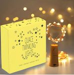 Quace 20 LED Wine Bottle Cork Copper Wire String Lights