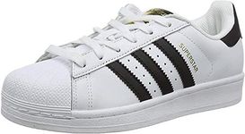 ADIDAS mens Super Star Sneaker, Cloud White Core Black Cloud White, 13.5 US