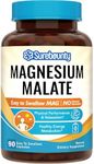 Surebounty Magnesium Malate, 410 mg Magnesium Malate (45 mg Elemental Magnesium), Morning MAG Regime, Energy & Muscle, for Children, Teenagers, and Adults, No Oxide, 90 Easy to Swallow Capsules