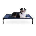 KandH Manufacturing Creative Solutions Elevated Navy Dog Bed Large