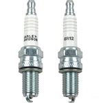 Genuine Harley-Davidson OEM Spark Plugs 6R12 (Pair) for Twin Cam and Sportster Models