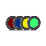 Pie Matrix Moon Filter Kit for Telescopes 1.25" inch, Red, Green, Blue,Yellow Filters -Enhance Ultra HD View, Reduce Moonlight - Durable Frames with Protective Case (Pair of 4)