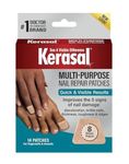 Kerasal Multi-Purpose Nail Repair Patches - 14 Count - Nail Repair for Damaged Nails, 8-Hour Nail Treatment Restores Healthy Appearance (Packaging May Vary)