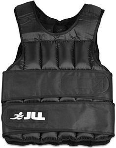 JLL® Weight Vest - 20kg, Adjustable Weighted Vest Weight Loss Running Gym Training - (20 Kilograms)