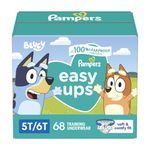 Pampers Potty Training Underwear for Toddlers, Easy Ups Diapers, Training Pants for Boys and Girls, Size 7 (5T-6T), 68 Count, Giant Pack