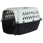 Aspen Pet Porter Heavy-Duty Pet Carrier, Storm Gray/Black, 24", for Pets 10-20 Lbs.