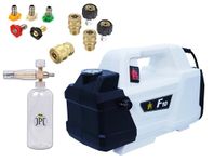 JPT F10 Car Washer High Pressure Pump | 2400 Watt Powerful Motor | Pressure - 220 BAR | Flow Rate 10L/Min 100% Copper Winding (F10-SUPER Combo)