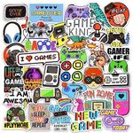 DETICKERS Gaming Stickers for Boys 8-12 Video Game Stickers Pack for Boys Water Bottles Stickers Vinyl Stickers for Teens Boys