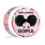 Edge Control Wax for Women Strong Hold Non-greasy Edge Smoother, Edge Wax Styling Tamer Edge Control for Black Hair No Flaking, White Residue, Shine and Smooth Strawberry Scent 4oz