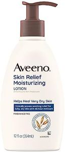 Aveeno Skin Relief Fragrance Free Body Lotion Shea Butter 72-Hour Intense Hydration Soothe Dry Itchy Sensitive Skin 354mL