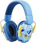 PandaEar Kids Ear Protection Noise Cancelling HeadPhones, NRR 28dB Hearing Protection Earmuffs for Autism, Children, Toddler, Safety Ear Muffs for Sport Games, Concerts, Fireworks (Blue)