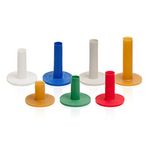 MissZM Improve Your Golf Game 5-Color & Height Rubber Tees - Perfect for Indoor/Outdoor Practice and Swing Training(7 Pcs)