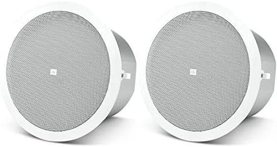 JBL Professional Control 24C 4-Inch Background/ForegroundCeiling Speaker, White, Sold as Pair