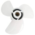 NovelBee 13 1/2x15-K Aluminum Alloy Propeller for Yamaha 60HP 70HP 75HP 80HP 85HP 90HP 115HP 130HP Outboard Motor 6E5-45947-00