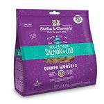 Stella & Chewy's Freeze-Dried Raw Cat Dinner Morsels – Grain Free, Protein Rich Cat & Kitten Food – Sea-Licious Salmon & Cod Recipe – 99g Bag