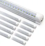 10-Pack 8ft LED Shop Light Fixture 