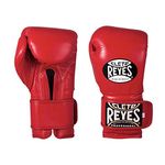 CLETO REYES Training Boxing Gloves with Hook and Loop Closure for Sparring and Heavy Punching Bags, Men and Women, MMA, Kickboxing, Muay Thai, 16oz, Classic Red