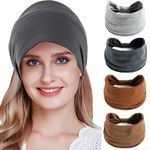 4Pack Yoga Headbands for Women Non Slip, HeadBands Hair Accessories for Girls, Fashion Sweatbands