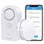 Govee WiFi Water Sensor, 100dB Adjustable Audio Alarm and Smart App Alerts, Leak and Drip Alert with Email, for Home, Basement