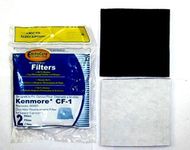 (6)CF1, Progressive & Whispertone, Panasonic Vacuum Cleaners, 86883, 86880, 20-86883, 2086883, 8175084 & (3) EF2 86880 Filters