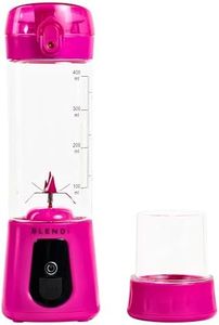 BLENDi Pro+ Portable Blender (New 2025 Model, 17.5oz, Hot Pink) – Upgraded Ice Crushing 120W Motor, USB-C Rechargeable, Cordless Personal Blender Smoothies & Shakes – BPA-Free, Travel-Friendly