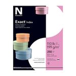 Neenah Exact Index Cardstock, 110 lb, 8.5 x 11 Inches, 250 Sheets, White