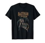 Batman and Robin Vintage on Gray T-
