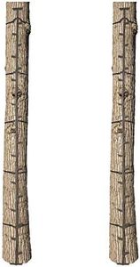 Big Game Outside Outdoor Quick Stick Heavy Duty Portable Steel Ladder Safe Tree Climbing System Hunting Accessory, 20 Feet Tall (2 Pack)