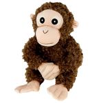 Brown Hanging Orangutan Monkey Plush Cuddly Teddy Stuffed Wild Animal Kids Soft Toy