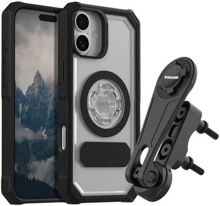 Rokform iPhone 16 Plus Crystal Case + Motorcycle Perch Phone Mount