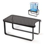 Water Dispenser Stand Compatible with Brita Water Pitcher&Zerowater Pitcher, Drink Dispenser Stand Perfect for Iced Beverage Dispensers with Spigot, Black Metal Water Filter Dispenser Holder Only