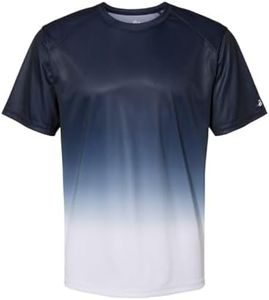 Badger Sports Reverse Ombre Tee - Extra Small - NYOM