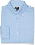 Lee Uniforms Men's Long Sleeve Oxford Shirt - Large - Light Blue