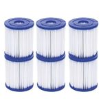 Bestway Filter for Pool Pumps/Size 1 Set of 6