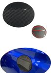 GOGOCARBON Fuel Tank Cover Cap for Subaru WRX STI 2015 2016 2017 2018 2019 Impreza 2015-2019 Dry Carbon Exterior Lightweight Strong with UV-Resistant Clear Coating Updated Look