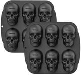 Zezzo Halloween Skull Cake Pan Sili